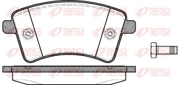 REMSA 1351.00 | Fren Balatası Cıtan 415 11 12 -