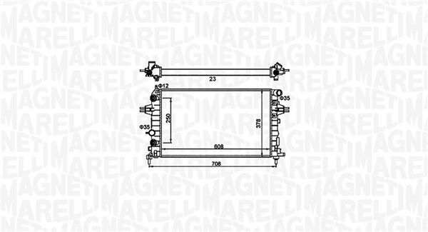 MAGNETI MARELLI 350213161700 | Radyatör 06 > Astra.H 1.4-1.8