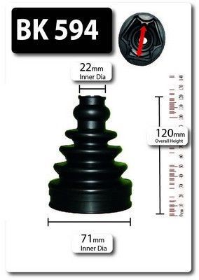 SHAFTEC BK594 | Aks Körüğü İç Golf 4-5-6-Bora Jetta2-3 Pasat