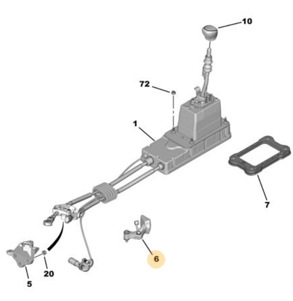 PSA 2449.A2 | Vites Çubuk Bağlantı Ayak