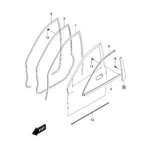 MOPAR (PSA) 96548098 | Kapı Folyo Yerı Çıtası Ön Sol Lacetti
