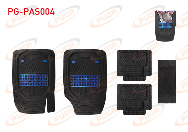 PUGA PG-PAS004 | Paspas Kulaklı Universal Krom Mavi Venus Plus 3D Havuzlu