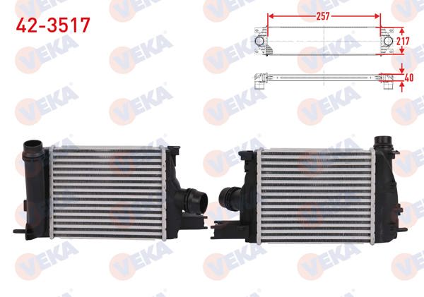 VEKA 42-3517 | Turbo Radyatörü (Intercooler) Renault Clio IV 0.9 TCE 2012 -