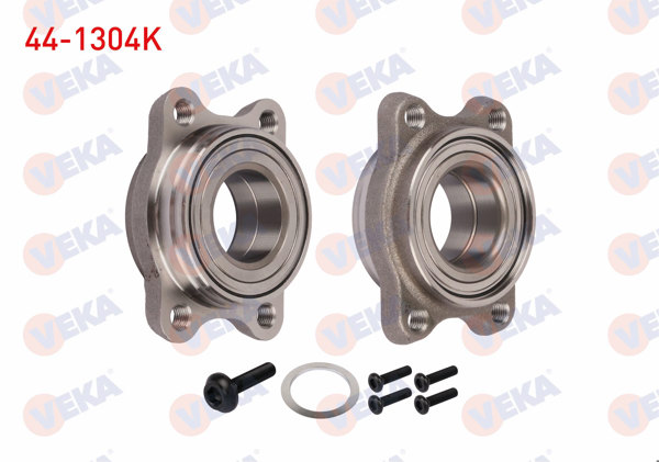 VEKA 44-1304K | Porya Sol-Sağ Rulmanlı On Audi A4 (8Ec,B7) 2.0 TDI Kit 2004-2008