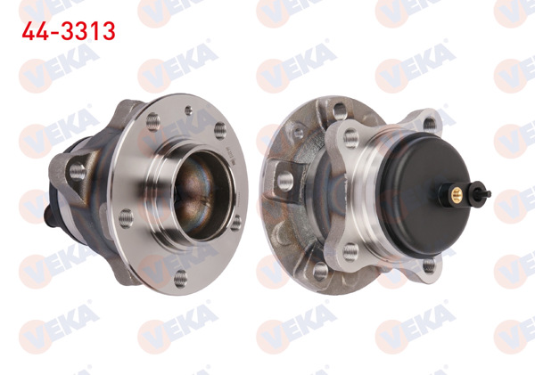 VEKA 44-3313 | Porya Sol-Sağ Arka Rulmanlı ABS'li 5 Bjn Peugeot 3008 2016-/ 5008 2014-/ Citroen C4 Picasso II 1.6 2013-/ C5 Aircross 2018-/ Toyota Proace City 2019-/ Opel Combo 2018-/ Grandland X 2018 -