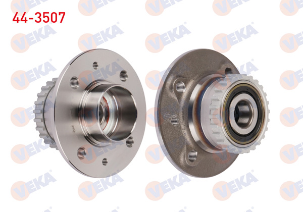 VEKA 44-3507 | Porya Sol-Sağ Arka Rulmanlı Renault Kangoo (Kc0 / 1) 1.4İ ABS'li 4 Bijon ABS 26 Dıs 1998-2008