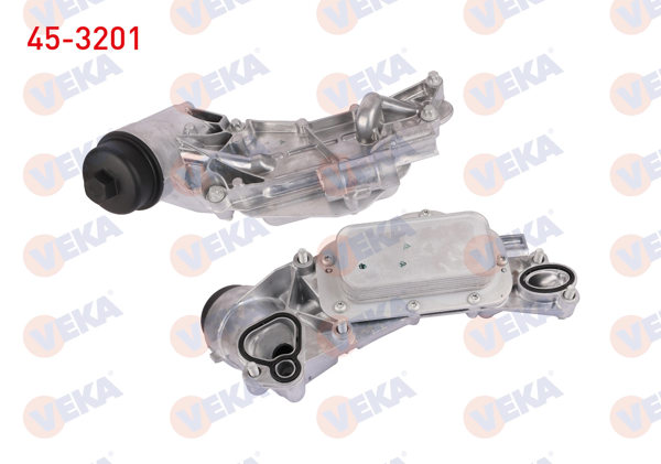 VEKA 45-3201 | Yağ Soğutucusu Komple Opel Astra H-J 1.6İ 2004-2016 / Meriva A 1.6 2003-2010 / Mokka 1.6 2012-/ Vectra C 1.8 16V 2002-2008 / Zafira B 1.6 2005-2011 / Chevrolet Aveo 1.4 8V 2006-2011 / Cruze 1.6 09-14
