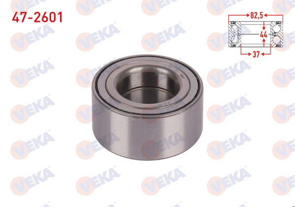 VEKA 47-2601 | On Tekerlek Rulmanı Sol-Sağ 44X82,5X37 Land Rover Freelander 1.8 16V-2.0 Td4-2.0 Dı 1998-2007