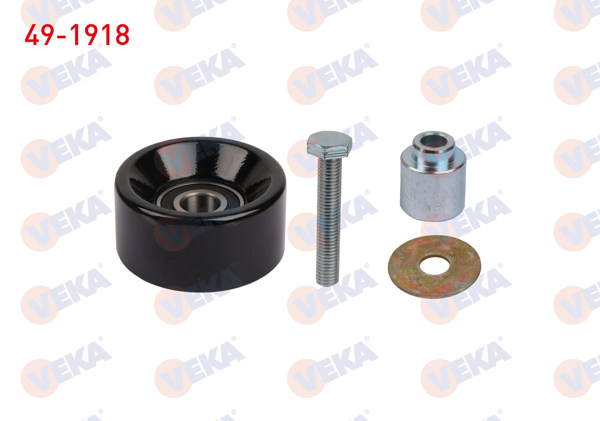 VEKA 49-1918 | V Kayışı Gergi Rulmanı Metal Burclu 76X37 Ford Transit (V184) 2.4 TDCI 2000-2006
