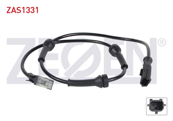 ZEGEN ZAS1331 | ABS Sensörü Ön Sol-Sağ Renault Megane II 02-08 / Scenic II 03-09 (Soketlı)