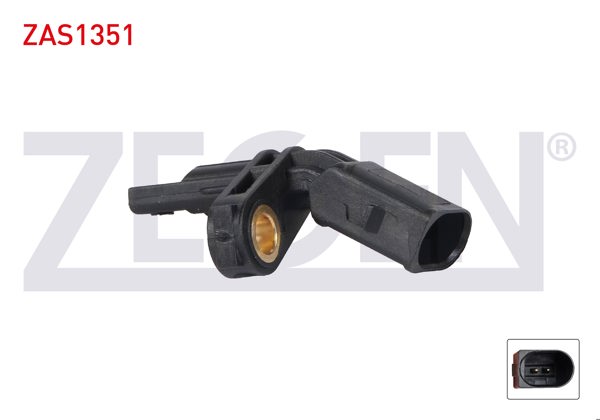 ZEGEN ZAS1351 | ABS Sensörü Ön-Arka Sol VW Golf V VI VII 08-17 / Passat B6 B7 05-14 / Audi A3 13-13