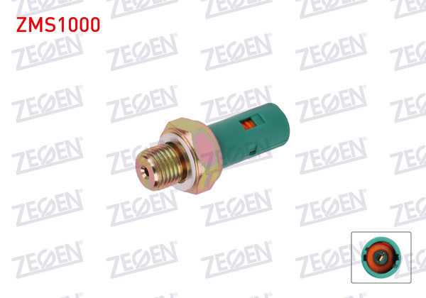 ZEGEN ZMS1000 | Yağ Basınç Müşürü 0,3 Bar Renault Clio I-II-Laguna-Megane I-Twingo 1991-2005 / Kangoo-Master I-II 1997-/ Traffic 1989-2001 / 19-21 1986-1995 / Dacia Solenza 2003 -