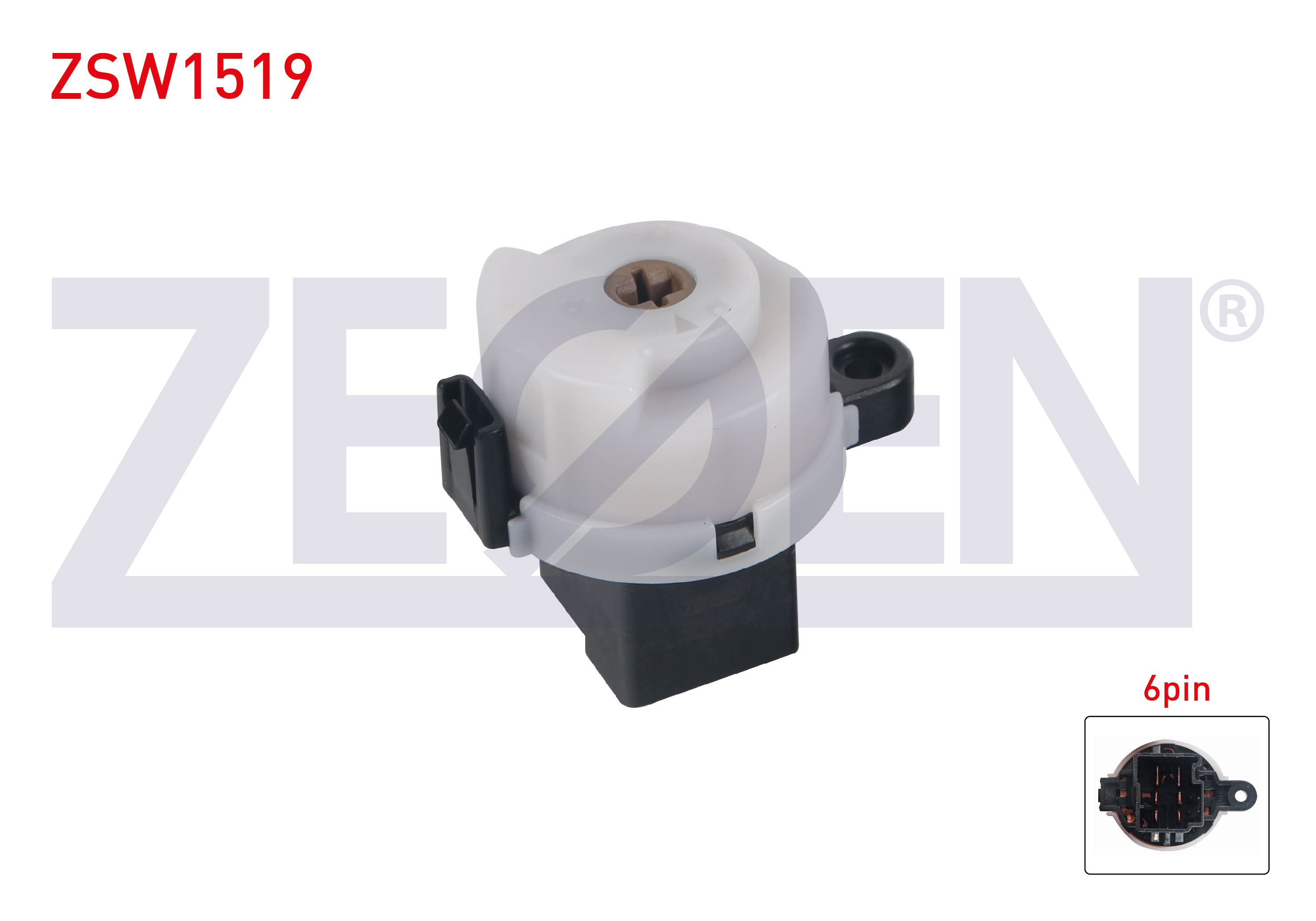 ZEGEN ZSW1519 | Kontak Termiği 6 Pin Ford Ranger 2002-2012 / Mazda B2500 2002-2006