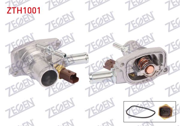 ZEGEN ZTH1001 | Termostat Komple Müşürlü 88 C Doblo 1.4 2010-/ Linea 1.4 2007-/ Fiorino 1.4İ 2007-/ Egea 1.4 16V 2015 -