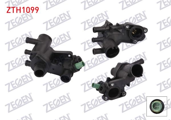 ZEGEN ZTH1099 | Termostat Komple 87 C VW Golf IV 1.4İ 16V-1.6İ 16V 1997-2005 / Bora 1.6İ 1998-2005 / Seat Leon 1.4-1.6 1999-2006 / Toledo II 1.6 1999-2006 / Skoda Octavia 1.4İ 16V 1996-2004