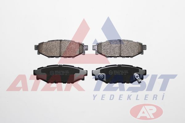 AP 05P1408 | Fren Balata Arka Subaru Impreza 2012-/ Forester 2012-/ Legacy 2011-/ Outback 2011-/ Brz 2.0 2012-/ Xv 1.6, 2.0 2012 -