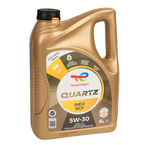 TOTAL QUARTZ 235459 | INEO RCP 5W-30 Tam Sentetik Motor Yağı 4 Litre
