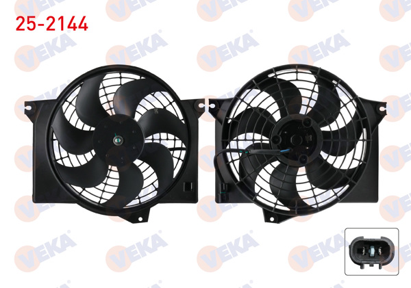 VEKA 25-2144 | Fan Motoru Hyundai Matrix 1.5 CRDI, 1.6 2001-2010