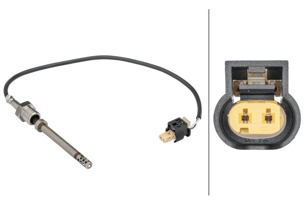 HELLA 6PT358181-481 | Hella / Eksoz Sıcaklık Sensörü 164 / 203 / 211 / 251