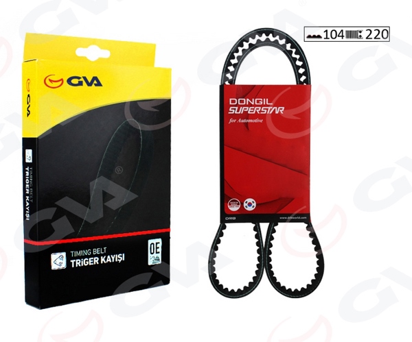 GVA 58104220 | Triger Kayışı Eksantrik Kayışı Honda Civic 1.4L D14z6 1.6L D16v1 D16w7 Vtec Ep Es Eu 01-05 104X220