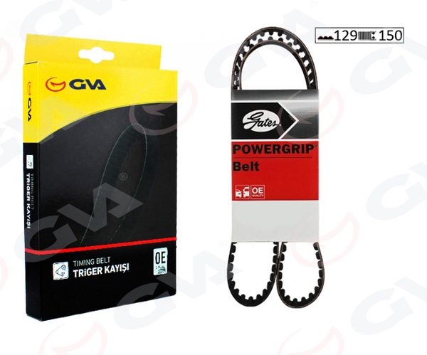 GVA 58129150 | Triger Kayışı 129X150 Fiat Palio-Siena-Panda 1.2