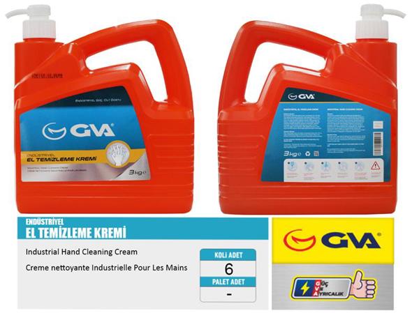 GVA 9915316 | Endüstriyel El Temizleme Kremi 3 Kg | 6 Adet
