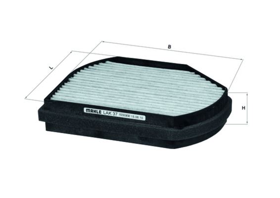 MAHLE LAK37 | Polen (Kabın) Filtresi Mercedes W202 W210 C280 93 -