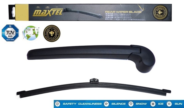 MAXTEL 126 31 518 | Silecek Süpürgesi Arka Kollu 330mm 13 Yandan Fıskiyeli Audi Q2 16= >