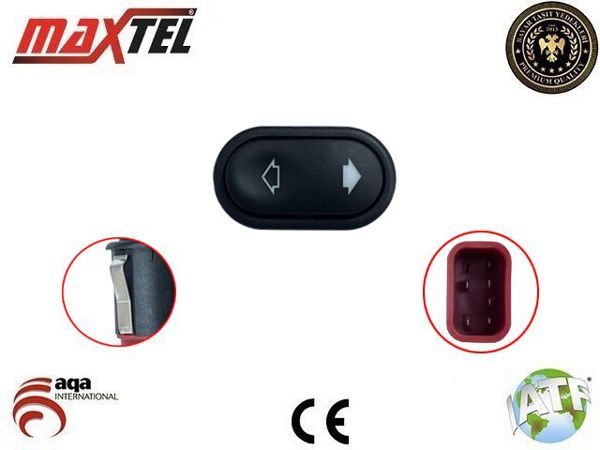 MAXTEL 18202062 | Cam Açma Anahtar Kumanda Anahtarı Transit T12 15 92>00 Transit V184 00>06 Escort VII 95>99 Mondeo II 96>00 6 Pin