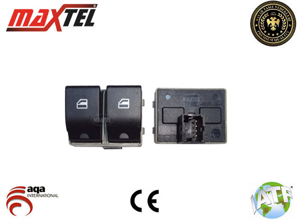 MAXTEL 18206007 | Cam Açma Kapama Anahtarı On Polo Sol Çiftli 02 > Cordoba 03 > 09 Ibiza 02 > 10