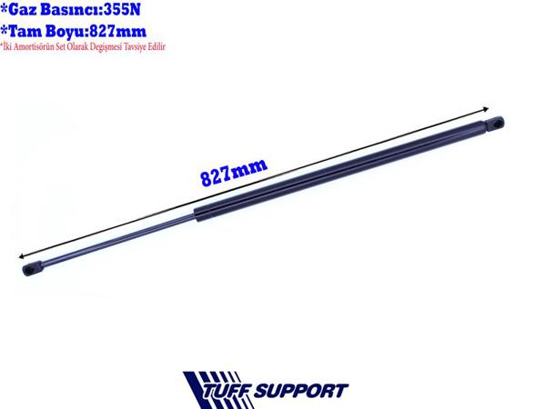 TUFFSUPPORT 610185 | Bagaj Amortisörü Mercedes Vito W638