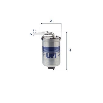 UFI 2402200 | Yakıt Filtresi Polo 5 1.2-1.4Tdı Rapid Fabia 1.2-1.6Tdı Ibiza 4 1.2-1.6Tdı