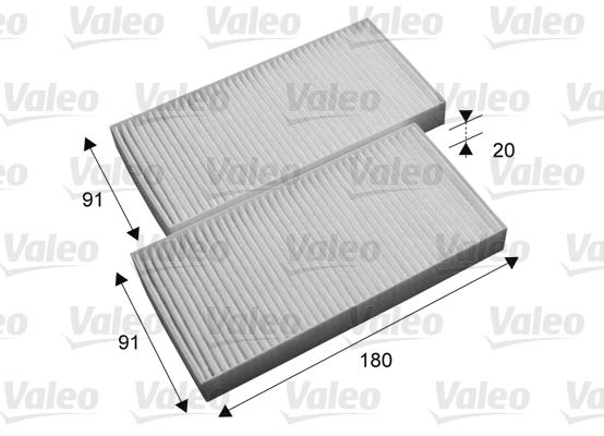 VALEO 715696 | Polen Filtresi Dodge Nitro 07 > 12 Jeep Grand Cherokee III 07 > 12 Cherokee 07 > 12 2.8 CRDI 4.0
