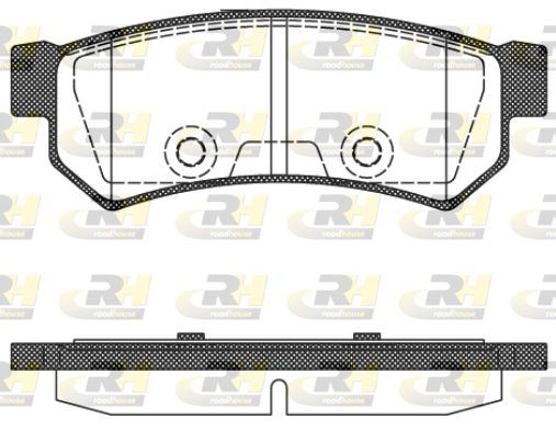 ROADHOUSE 21048.10 | Fren Balatası Lacetti 03 05 -