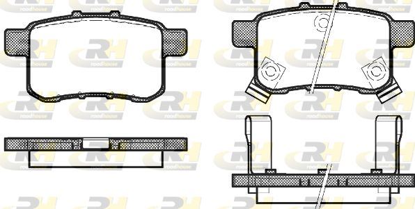 ROADHOUSE 21332.02 | Fren Balatası Accord Ix Cu Berlina Tourer 07 08