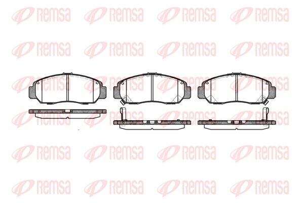 REMSA 0747.12 | Fren Balatası Civic VI Eu_. Ep_. Em 02 01-12 05
