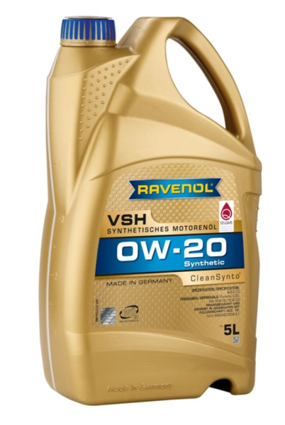 RAVENOL VSH SAE 0W20 5 LİTRE ( VW 508 00 VW 509 00 )