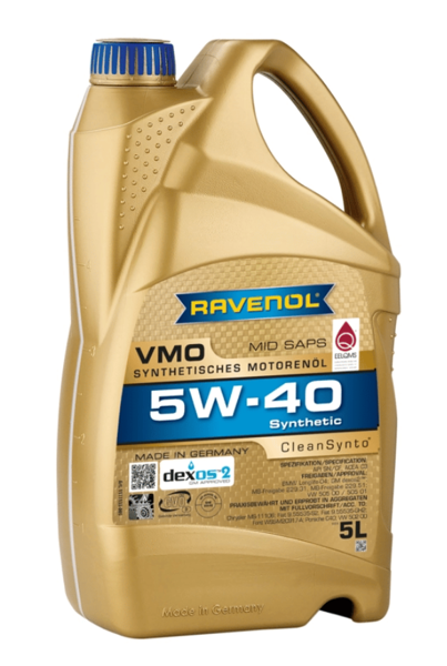 RAVENOL VMO SAE 5W40 5 LİTRE  ( GM dexos2™ )