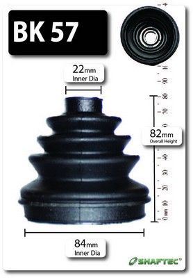 SHAFTEC BK57 | Aks Körüğü Dış BMW F20 F21 F22 F30 F31 F34