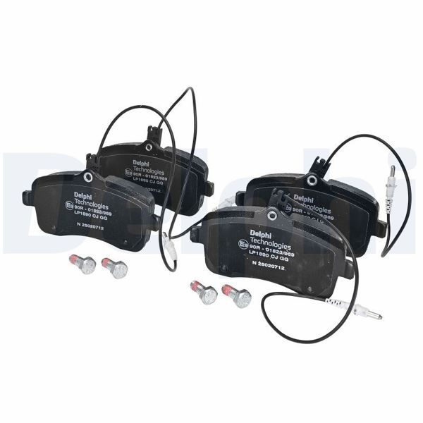 DELPHI LP1890 | Fren Balatası Ön (Peugeot: 407 1.6 HDI 110 Fap 05 / 04 -)