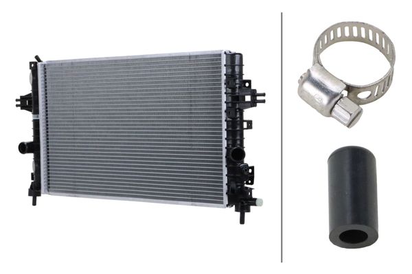 HELLA 8MK366302481 | Radyatör Opel Astra H 1.6-1.8 (Brezıng)