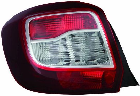 DEPO 551-19A7L-UE2 | Stop Lambası Sağ Siyah (Dacia Sandero 12 -)