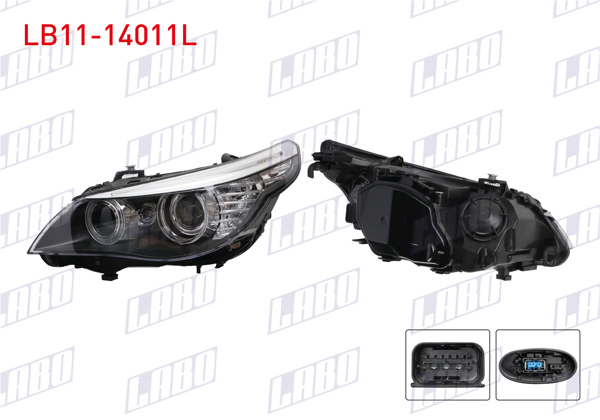 LABO LB11-14011L | Far Sol Xenon BMW 5 Serisi (E60 Lcı) 2008-2010