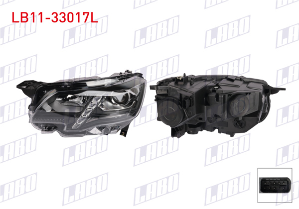 LABO LB11-33017L | Far Sol Ledlı Peugeot Rifter 2018 -