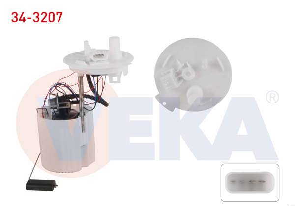 VEKA 34-3207 | Yakıt Depo Şamandırası 3.5 Bar Opel Insignia 1.6 2008-/ Insignia 1.4 T 2008-/ Insignia 1.8 2008 -