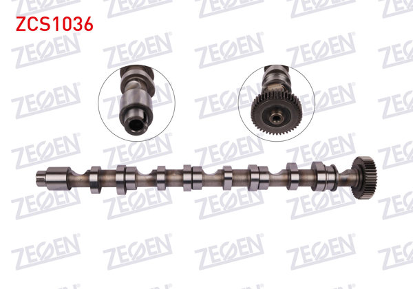 ZEGEN ZCS1036 | Eksantrik Mili Egzoz Çelik 1.6 TDI-2.0 TDI (Caga-Cagb-Caha-Cayb-Cayc-Cbaa-Cbab-Cffa-Cffb-Ckub) VW Caddy III 04-15 / Amarok (2Ha) 10-17 / Golf (1K1) 03-09 / Golf (5K1) 09-13 / Audi A3 (8P1) 03-12 / A4 (8K2) 07-15