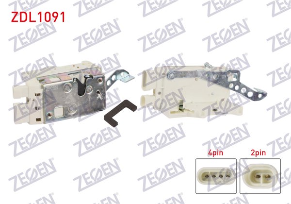 ZEGEN ZDL1091 | Kapı Kilidi Sağ On Fiat Tempra / Tipo