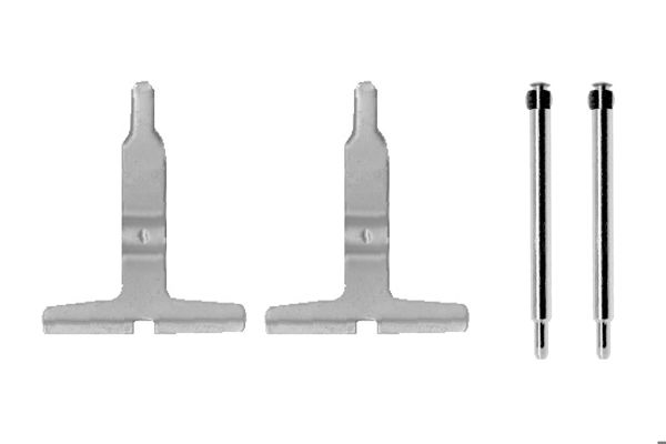 BOSCH 1987474257 | Dısklı Balata Aksesuar Set Mercedes W202 C180 93-00