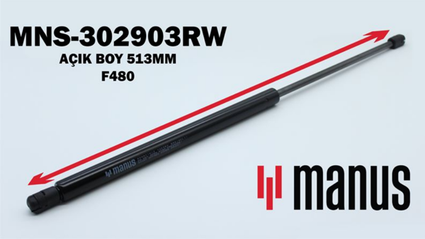 MANUS 302903RW | Bagaj Amortisörü 14 > 308.II | 2 Adet