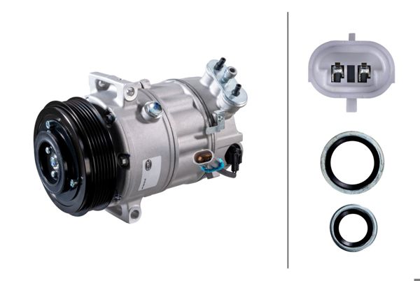 HELLA 8FK366200-361 | Klima Kompresörü Opel Insignia A 09 > A20dth / Dtc / Dtr